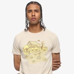 Alien making Karesansui Crop Circles T-Shirt